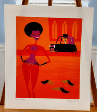The Undertaker **Rare** SHAG PRINT Silkscreen Serigraph