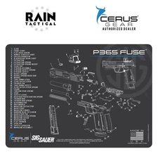 Sig Sauer P365 FUSE Schematic Handgun Mat