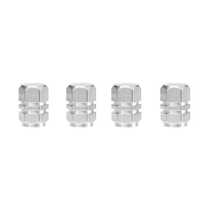4pcs Chrome  Tire  Stem Caps For Car and  Truck  O2Z3