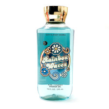 1x Bath  Body Works RAINBOW WAVES Body Wash Shower Gel 10oz Each - NEW