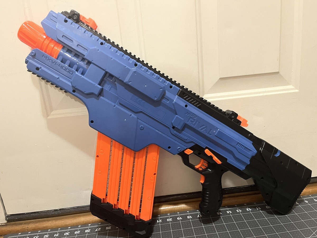 ナーフ　ライバル　カオス赤/青 NERF日本未発売 RIVAL KHAOS MXVI-4000 40連フルオート 毎週水曜
