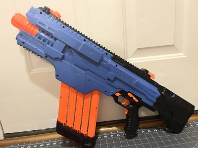 NERF Rival Khaos Mxvi-4000 Blaster With Clip Color Blue