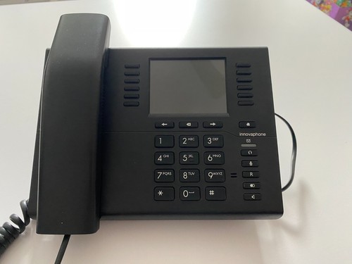 innovaphone IP112A Telefon systemowy Telefon IP VoIP Telefon Zasilacz USB - Zdjęcie 2 z 12