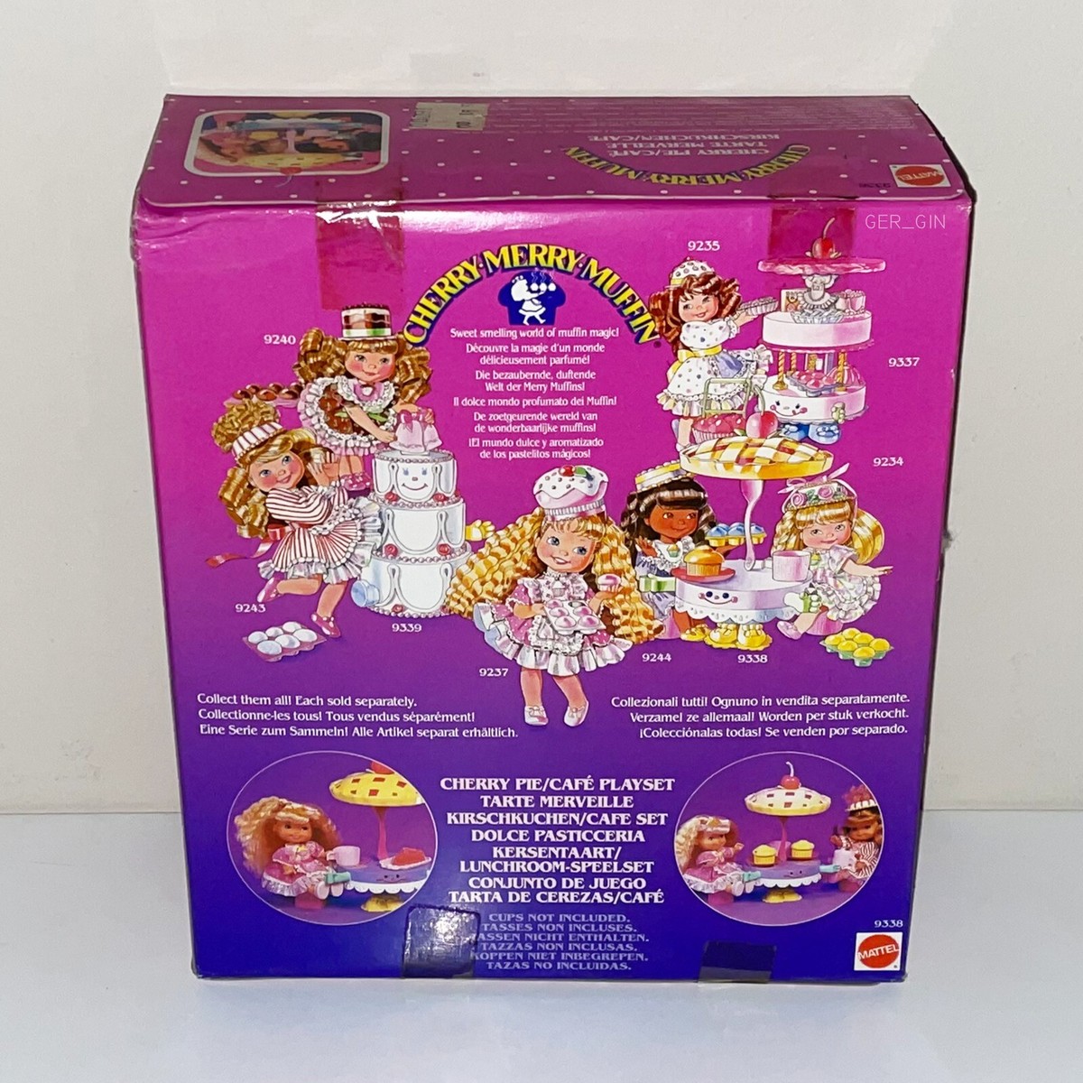 CHERRY MERRY MUFFIN Cherry Pie Pastry Cafe Playset | Mattel 1989