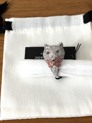 KATE SPADE NEW YORK PAWLINA CAT COCKTAIL RING. NWT | eBay