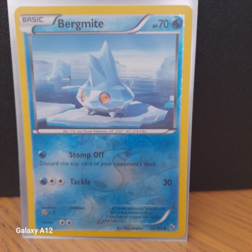 Pokemon Card Bergmite 30/106 Flashfire Cracked Ice Reverse Holo - Picture 1 of 1