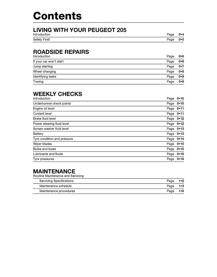 Peugeot 205 Petrol (1983-1997) Haynes Repair Manual - Image 3 of 4