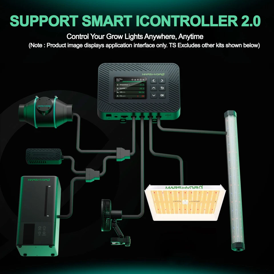 Mars Hydro TS 1000 LED Luz de Crecimiento Espectro Completo para Plantas de Interior Cultivo Kits de Tienda Foto 3 de 4