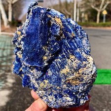 2.24LB Natural Rough Blue Corundum and  Mineral Spirits Ruby RawGemstone