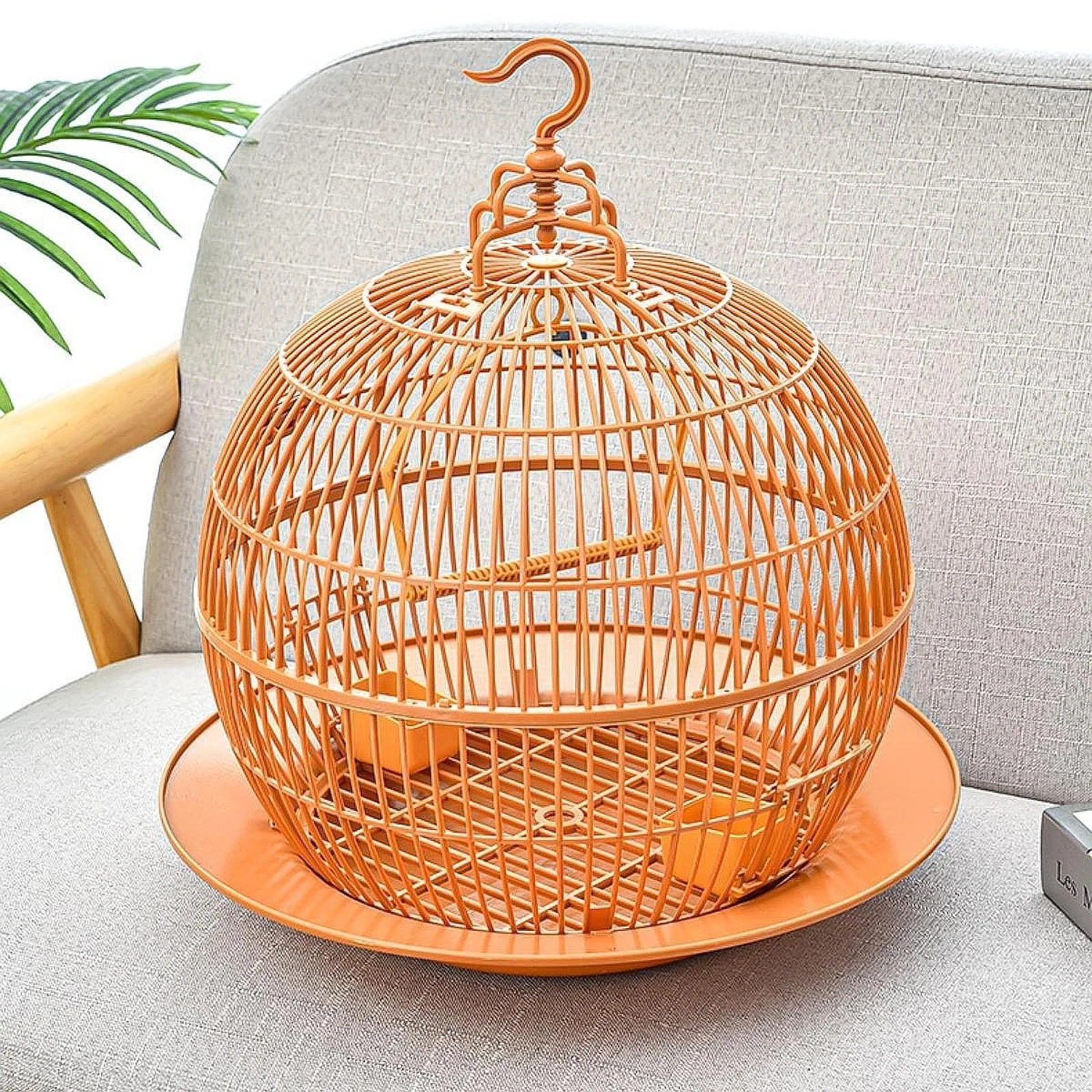 Bird Cage Parakeet Cage Elegant European Styles Decoration Ball Shape for Small
Opens in a new windo