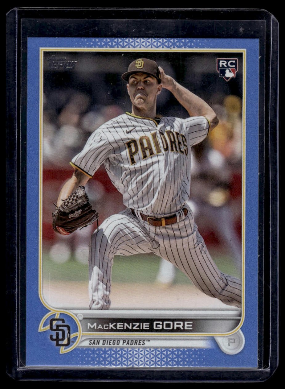 2022 Topps Update #US81 MacKenzie Gore Father's Day Powder Blue #/50