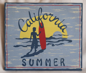 WOOD WALL ART - CALIFORNIA SUMMER