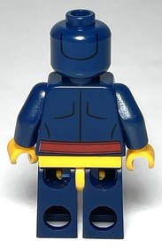 Lego SH0117 Cyclops (Minifigure, 2014 Dark Blue Outfit, Marvel, 76022, X-Men)