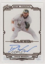 2019 Leaf Trinity Clear Auto Davis Wendzel #CA-DW1 Auto 4z8