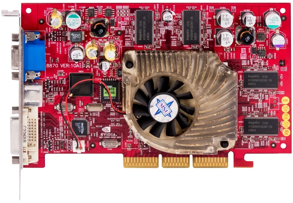 Graphics Card MSI NVIDIA GEFORCE4 Ti 4200 64MB G4TI4200-VTD64 - Image 2 of 2