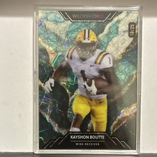 Wild Card Wildchrome Kayshon Boutte Autograph Rookie Wildpaint Teal Foil /25