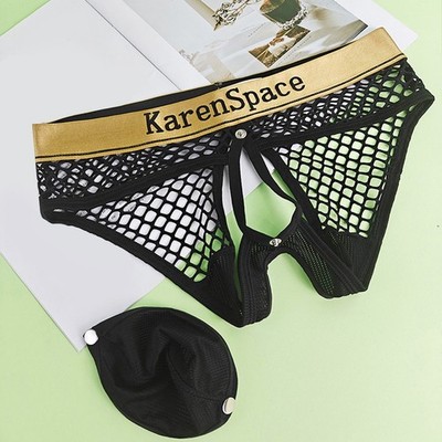 Farblich passendes Muster Herren G-Strings Low Waist Design schnelltrocknendes M