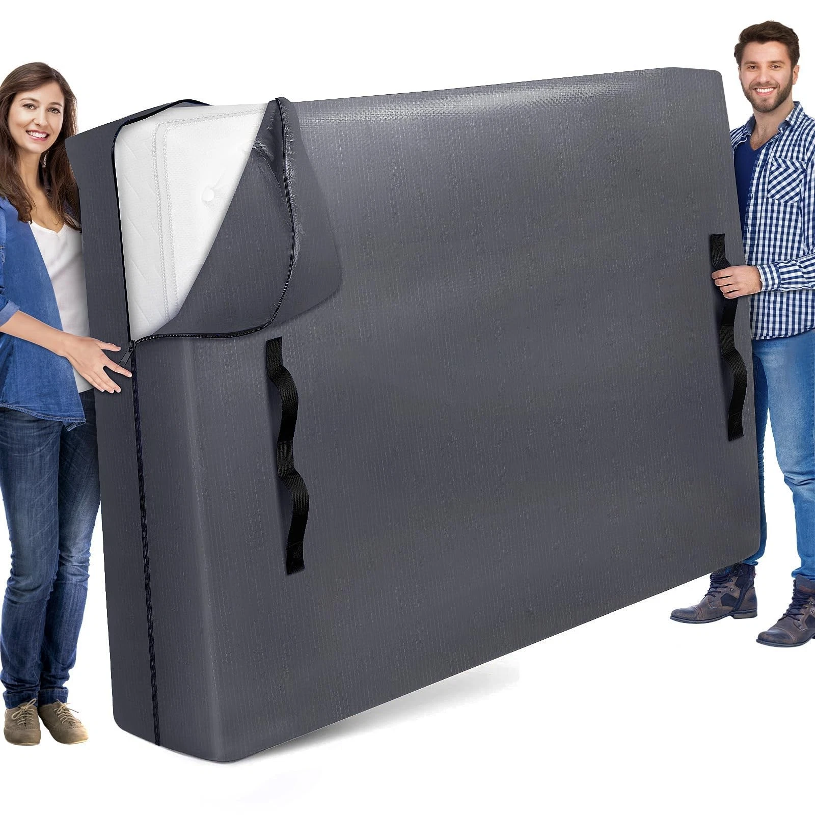 Mattress Bags for Moving, Queen Size - Extra Thick Mattress Cover for Moving ...