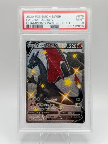 2020 Pokemon SWSH Charizard V Champions Path secret #79 PSA 9 MINT