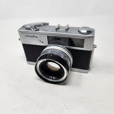 Minolta 7s 35mm FILM Camera No Meter Film Tested Working