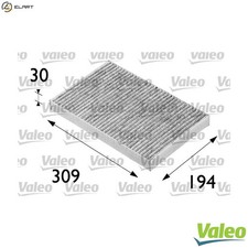Image of FILTER CABIN AIR 698682 FOR AUDI A6/S6 ALT 2.0L AFY/AJLAWX/AVF 1.9L 4cyl A6 2.5L