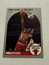 1990-91 NBA Hoops #65 MICHAEL JORDAN Chicago Bulls NMT MINT NBA HOF The Goat