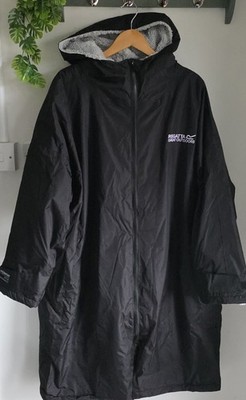 Regatta Waterproof Fleece Lined Jacket Hooded Coat Black   Unisex Adults   New