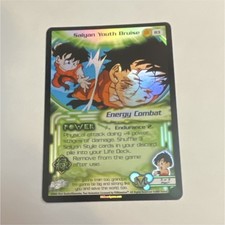 Dragon Ball Z Gohan Saiyan Youth Bruise Foil Energy Combat Score B3 2003 TCG