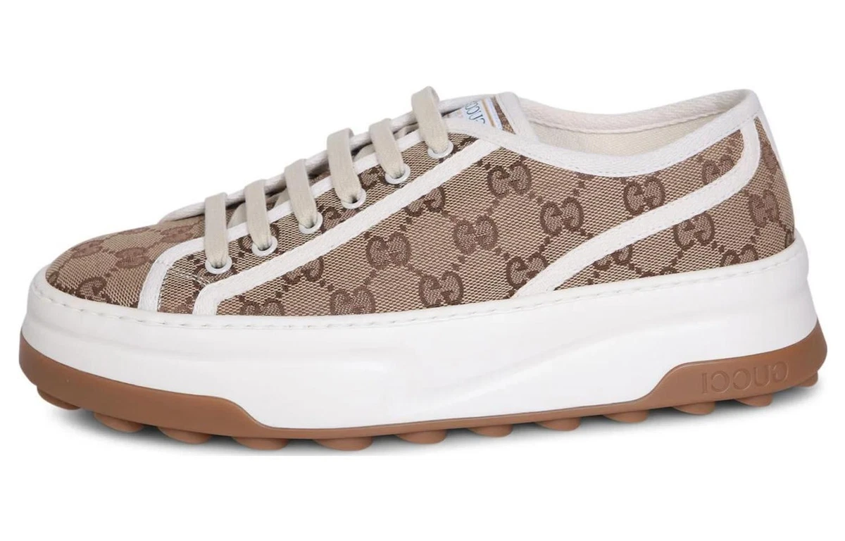 Gucci GG Sneaker Interlocking G - Beige W for sale | eBay