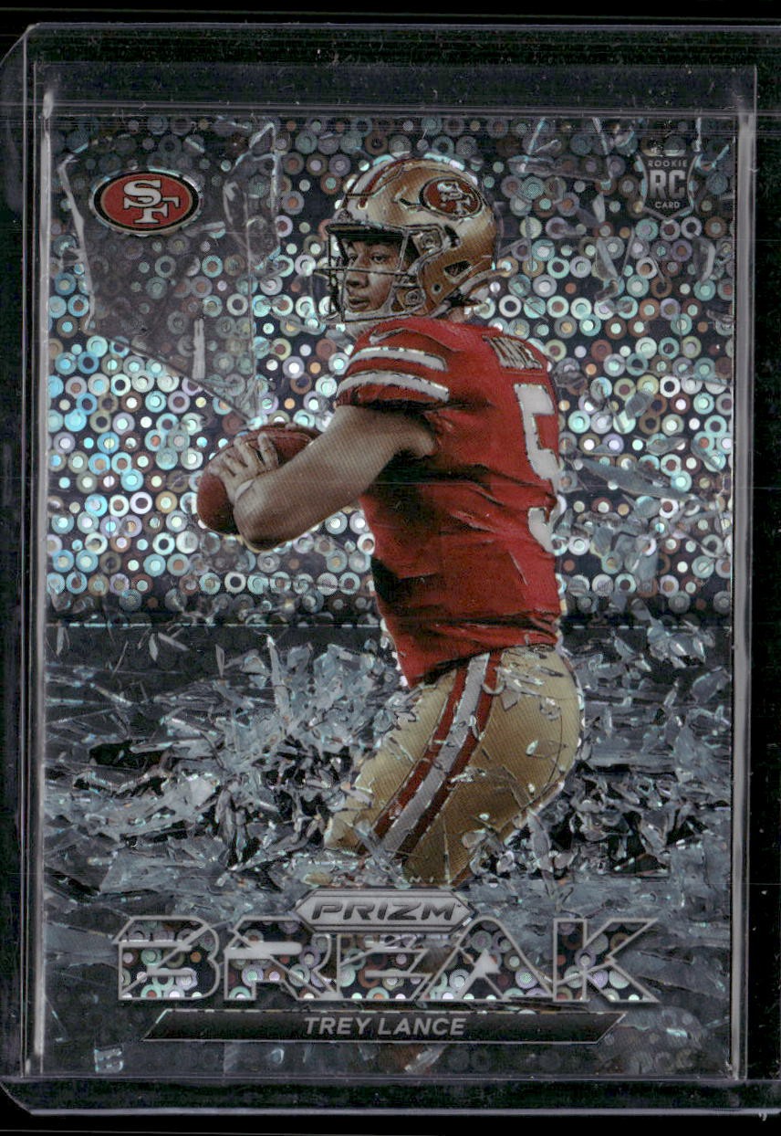 2021 Panini Prizm #PB-7 Trey Lance Prizm Break Prizms No Huddle