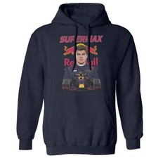 Supermax Verstappen Inspired Bull Racing Formula One Unisex Hooded Sweatshirt