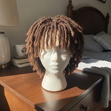 Dreadlock Wig Short Twist Braided Wigs for Black Women and Men 1B/30,Afro C...