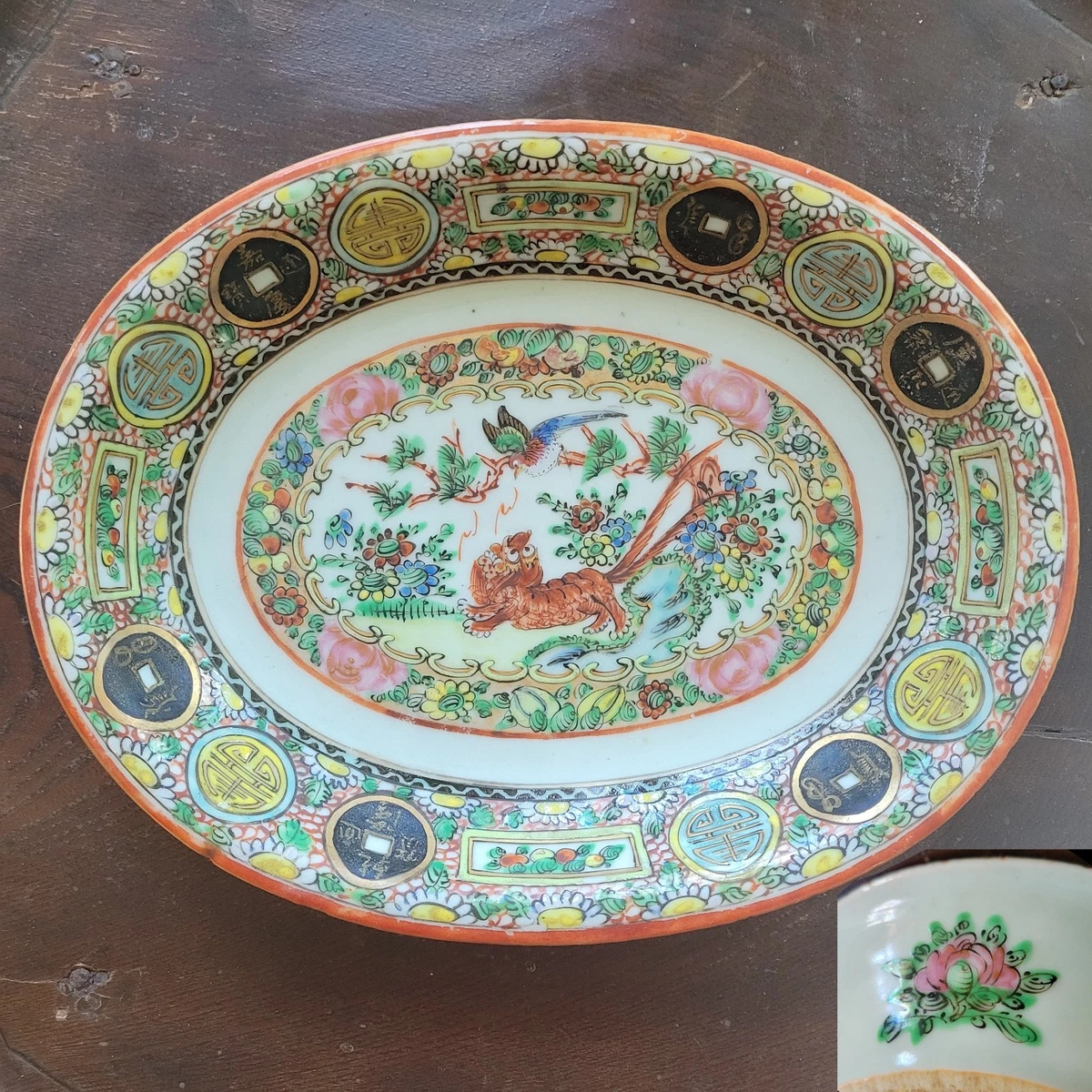 多色复古原始1900-1940 年中国盘子| eBay