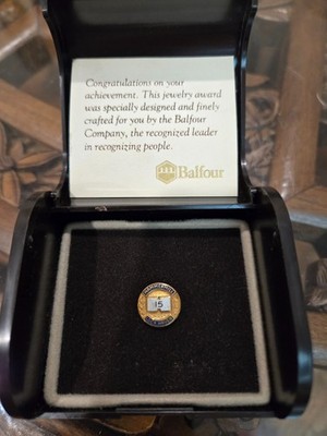 Vintage Balfour Hammermill 15 Years Anniversary Pin - Lock Haven Paper Plant, PA