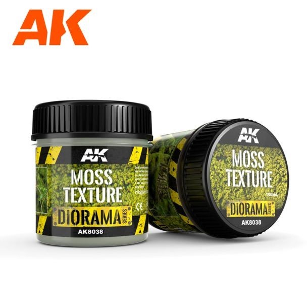 Moss Texture 100ml - AK Interactive Diorama Model Basing - Brand New