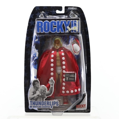 Jakks Pacific Rocky III 3 Thunderlips Figur Hulk Hogan WWF WWE Wrestling Neu in OVP
