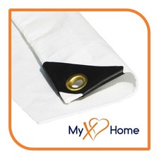 16 x 20 White Color 10 mil. Thick Heavy Duty Tarp by MyXOHome