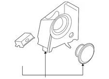 Genuine Ford Woofer 3M5Z-18C804-AB