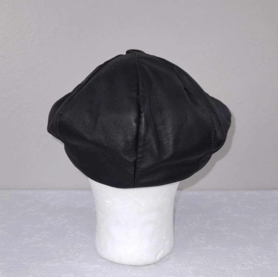 Gorra de cuero genuino Henschel Hat Co para hombre GRANDE taxista noticiero motociclista Foto 4 de 4