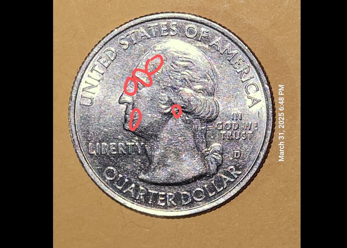 【エラー】海外硬貨 3枚セット 1ユーロ 1カナダドル 2013 D Mount Rushmore Error Quarter - Double Strike | eBay