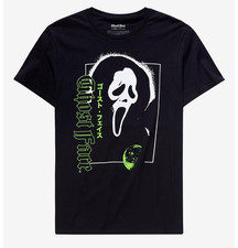 Camiseta Scream Ghost Face Killer Hallowen Neón Nueva