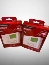 [LOT OF 2] Ace Programmable Thermostat FAST FREE SHIPPING c
