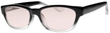 Real Glass Reading Glasses G502 with Pink Magnifying Lenses, UV Blocking Comf...