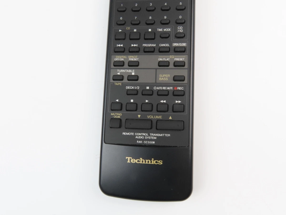 Control remoto inalámbrico Technics RAK-SC508W para sistema de audio Technics /128