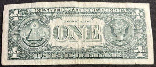 1995 Kansas City $1 Bill Fancy Numbers Note - Picture 2 of 2