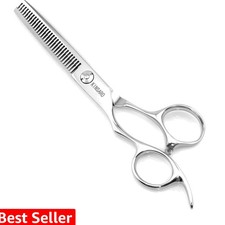Hair Scissors left hand Thinning Scissors 6 Inch Barber Left hand Hair Thinni...