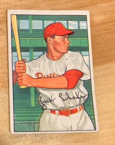 Jack Lohrke #251 1952 Bowman card
