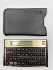 Vintage Hewlett-Packard HP 12C Financial Calculator with Case