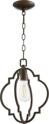 Dublin - 1 Light Pendant in Quorum Home Collection style - 11 inches wide by 14