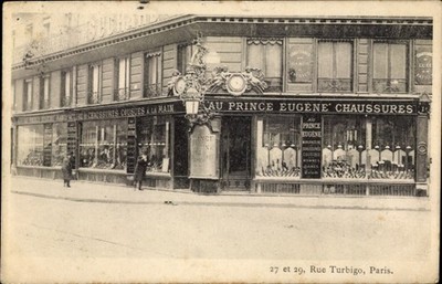 Ak Paris III., 27 und 29 Rue Turbigo, Eau Prince Eugene,... - 4234110